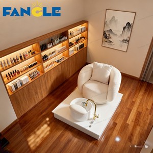 Sedia Pedicure di lusso per il salone di bellezza <span class=keywords><strong>Spa</strong></span> massaggio <span class=keywords><strong>e</strong></span> pediluvio per il negozio di barbiere Manicure salone mobili - Product Image 6