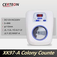 XK97-A appareil bactérien de laboratoire semi automatique avec écran LED pour boîte de Petri 220V compteur de colonies