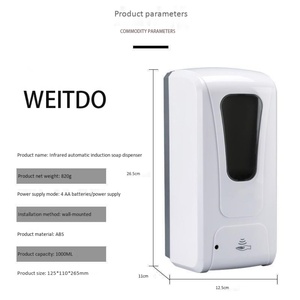Dispensador de Jabón Automático de Espuma con Sensor Infrarrojo Sin Contacto, Material ABS PP PVC, 1000 ml de Gran Capacidad, Limpiador de Manos Inteligente - Product Image 5