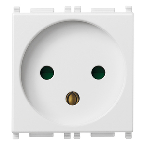 เต้ารับไฟฟ้าแบบอิสราเอล Sicury 2P+T 16A สีขาว ความสูง 5.3 ซม. - Product Image 1