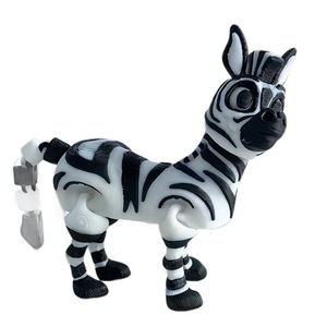 FUSEJOY Cross-border 3D Printing PLA Plastic Best-selling Animal Model Cute zebra Desktop <b>Ornament</b> Gift Trendy Creative - Product Image 5