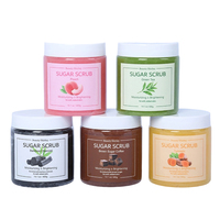 OEM Supply Aloe Vera Brown Sugar Coffee Body Scrub With Moisturizer Exfoliate Sugar Scrub