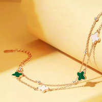Bracelet Chaîne en Matériau Premium, Délicat, Attrayant, Tendance, Élégant, Créatif, Populaire, Bracelets à Maillons