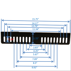 Support de siège de course universel Trous réglables Supports de montage latéraux de haute qualité pour les sièges coulissants de course seau - Product Image 4