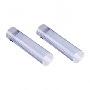 Verre optique en forme de demi-cylindre en quartz BK7 transparent de haute pureté, entièrement poli, avec revêtement saphir, pour équipement optique - Product Image 4