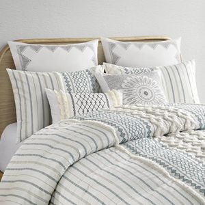 DB 3pcs <b>Comforter</b> <b>Set</b> Floral Solid Pattern King Queen Breathable Polyester PVC 300TC Cotton Chenille for Home Wedding Hotel - Product Image 2