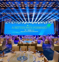 Panneau d'affichage LED d'intérieur HD géant P1.875 Stage Rental & Fixed Installation pour écrans d'arrière-plan