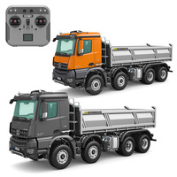 Camión Volquete RC Huina K5703 1/14 8x8, Camión RC de Construcción Eléctrico de 2.4G para Interiores y Exteriores, para Niños