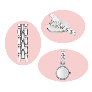 고품질 사용자 정의 로고 간호사 시계 클립 고무 fob 시계 간호 디지털 실리콘 핀 유방 간호사 포켓 시계 - Product Image 6