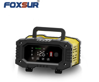 Chargeur intelligent rapide universel 2027 FOXSUR 12V 24V 10A pour batteries LiFePO4, EFB, AGM, GEL, plomb-acide, avec fonction de réparation par impulsions, prise EU, garantie 1 an