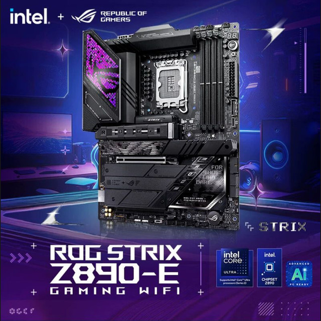 For ROG STRIX Z890-E GAMING WIFI ATX Intel Motherboard Brand-New Genuine Boxed