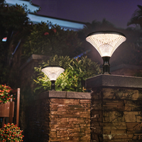 Lampe LED pour pelouse, extérieur, support de jardin, poteau, colonne étanche, pour pelouse, cour, chemin, bornes lumineuses