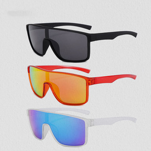 LBashades <span class=keywords><strong>59</strong></span> Newest Large Frame square One Piece Lunettes <span class=keywords><strong>de</strong></span> soleil en gros Oversized UV400 Outdoor Sports Shades for Women - Product Image 1
