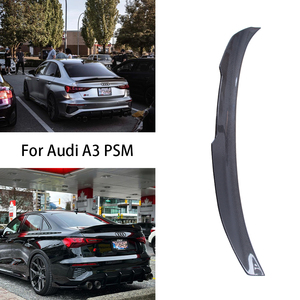 Pour A3 S3 RS3 Limousine 8Y Berline Décoration d'extérieur Style PSM Aileron arrière de coffre 2021-2024 - Product Image 2