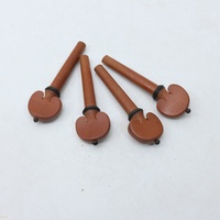 Latest Models Violin String Stopper Peg 4pcs a Set Violin Wooden Tuning Pegs for Violin Replacement Parts Accessories