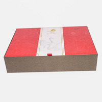 Boîte cadeau rigide à couvercle rabattable avec logo personnalisé, boîte en papier de luxe avec doublure en satin de soie pour bijoux, parfums, emballages cadeaux