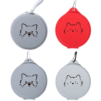 Bol d'eau pliable pour chien en silicone écologique, anti-fuite, personnalisé, pliable, arrondi, capacité de 600 ml, pour une utilisation en intérieur et en extérieur