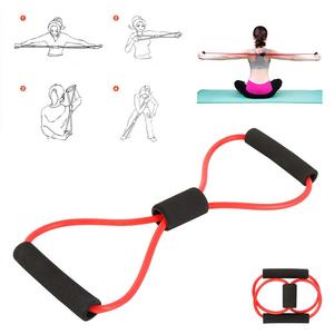 Yoga 8 в форме канат для перетягивания гибкий шланг Йога Эспандеры для упражнений/ - Product Image 3