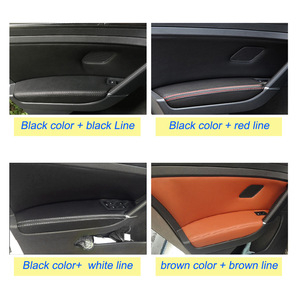 Volkswagen Golf 7 <b>Door</b> <b>Trim</b> Kits Leather 8Pcs 2014 2020 Interior Decoration Panel Cover - Product Image 4