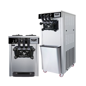 เครื่องทำไอศกรีมแบบนิ่มใน18-25L/ชั่วโมงเครื่องทำไอศกรีมทรงกรวยราคาถูก - Product Image 3