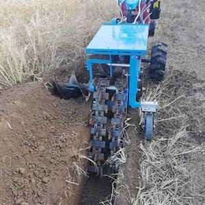 Mesin Trencher gergaji mesin penggali rantai Trench Digging dlcher Mini otomatis kanal mesin Trench untuk dijual - Product Image 2