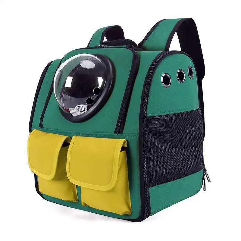 Wholesale Cat Bag Pet Backpack Outside Portable Transparent Space Capsule Pet Bag Cat Breathable Backpack Pet Cat Carrier Bag