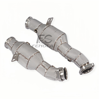 Collecteur d'échappement haute performance pour Mercedes Benz W205 W213 C43 E43 GLC43 E400 3.0T en acier inoxydable 304 avec isolation