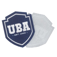 Patchs écussons personnalisés en TPU pour vêtements, étiquettes de transfert de chaleur pour T-shirt, Logo personnalisé avec nom en relief