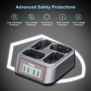 KingMa Chargeur à 4 emplacements pour batterie NP FZ100 Compatible avec Sony A9 A9II A9III A7III A7RIII <span class=keywords><strong>A7RIV</strong></span> A7IV A7SIII FX3 - Product Image 5