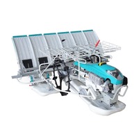Machine à planter des graines de riz de haute précision Wishope, 6 rangs, transplanteur de riz agricole à conducteur marchant