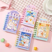 Beliebte PU Leder tragbare Tages planer Notizblock A6 A7 Creative Mini Pocket Notebook für die Schule