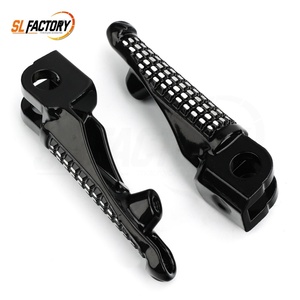 Repose-pieds avant de moto en aluminium durable, compatibles avec <span class=keywords><strong>Kawasaki</strong></span> ZX6R ZX636 ZX10R ZX9R Z1000 Z750 Z750S ER6N ER6F NINJA 650R Z800 - Product Image 3