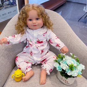 Muñeca <span class=keywords><strong>Reborn</strong></span> de Silicona Maddie de 24 Pulgadas, Realista, Suave, <span class=keywords><strong>Mini</strong></span> Modelo de Moda, Juguete para Niñas, Bebé Recién Nacido - Product Image 4