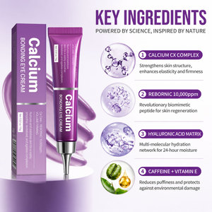 Crème Contour des <span class=keywords><strong>Yeux</strong></span> Régénérante au Calcium et Peptides Rebornic – Atténue les Rides et le Relâchement des <span class=keywords><strong>Paupières</strong></span> – Hydratation 24H - Product Image 3