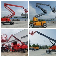 Nacelle élévatrice compacte tout-terrain, auto-propulsée, électrique ou diesel, avec cage de travail, 12m, 16m, 18m, 30m
