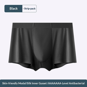 Paquete de 80 Calzoncillos <span class=keywords><strong>Boxer</strong></span> para Hombre, Corte Medio, Modal, con Entrepierna Antibacterial 7A, Sin Costuras, Transpirables, ODM - Product Image 6