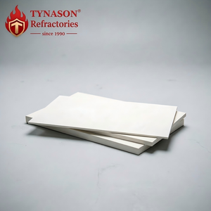 Panneau en fibre céramique réfractaire dense / Panneau ignifuge et isolant thermique <span class=keywords><strong>pour</strong></span> la doublure des fours et des chaudières - Product Image 1