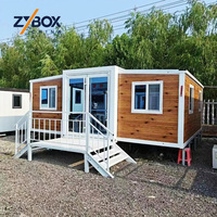 ZYBOX Maison Modulaire Préfabriquée Personnalisable – Choix de Couleurs, Maison Conteneur Extensible avec Toilettes pour le Marché Américain et Australien