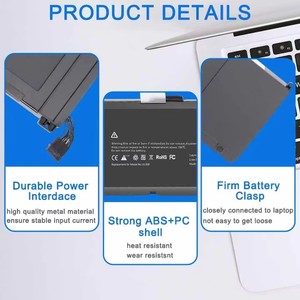 <span class=keywords><strong>Batterie</strong></span> d'ordinateur portable A1309 compatible avec Pro 17 pouces A1297 (compatible uniquement avec les versions début 2009, mi-2009, mi-2010), compatible avec MC226/A 7.4V - Product Image 3
