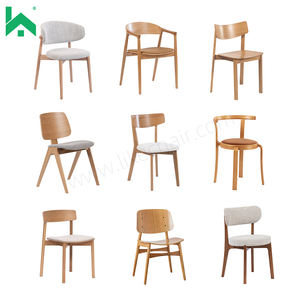 Kursi Makan Oak padat Premium dengan desain minimalis kursi kayu halus dan lapisan akhir alami untuk Hotel dan pernikahan - Product Image 3