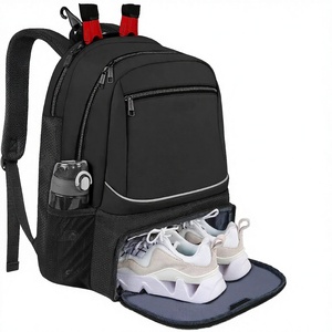 Sac de sport pour raquettes de tennis et de pickleball pour femmes, grande taille, personnalisé, 30-40L, en polyester imperméable, portable, avec bandoulière détachable - Product Image 3