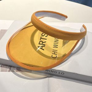 Visera transparente de PVC con protección UV, visera láser holográfica para deportes, Golf, viajes a rayas de calidad al aire libre - Product Image 4