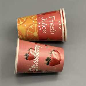 แก้วกระดาษกาแฟเคลือบ PE เป็นมิตรกับสิ่งแวดล้อม พิมพ์โลโก้ตามสั่ง แบบผนังเดี่ยวและผนังคู่ สำหรับเครื่องดื่ม - Product Image 6