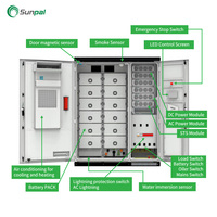 Système de stockage d'énergie d'armoire de batterie extérieure de Sunpal 100Kw 50Kw avec la batterie d'ion de lithium de 215Kwh 100Kwh