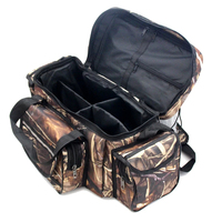 Sac de pêche multifonctionnel imperméable en nylon de grande capacité, sac de pêche à la carpe, sac à bandoulière pour canne à pêche