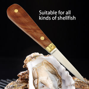 Coltello per <span class=keywords><strong>ostriche</strong></span> fatto a mano in acciaio inossidabile di alta qualità con manico in legno e lama laser per aprire - Product Image 3