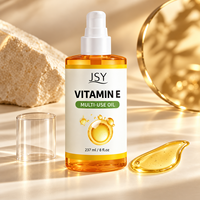 Huile multi-usages à la vitamine E, marque privée, soin nourrissant pour le corps, la peau et les cheveux, pour une finition douce et lisse, 237 ml