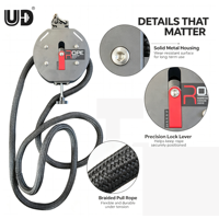 Udine Endless Rope Trainer : Machine de traction à résistance magnétique robuste pour entraînement fonctionnel, marque privée