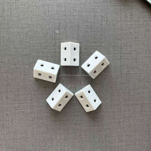 Pièces de connexion pour meubles en plastique/nylon épaissi avec blocs d'angle triangulaires en forme de L à angle droit - Product Image 5