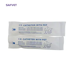 Cathéter vétérinaire IV à <span class=keywords><strong>long</strong></span> terme 16g 22 jauge 24g 26g rétracter l'aiguille - Product Image 1